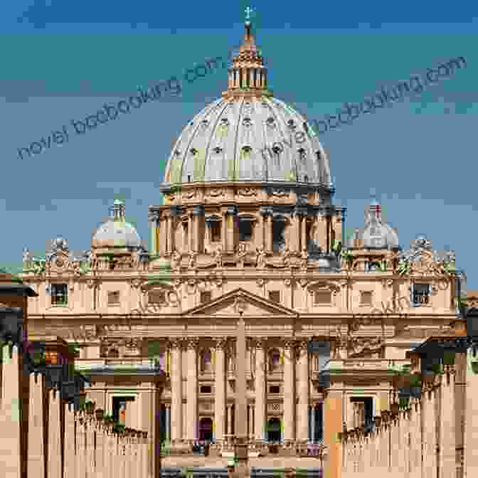 A Breathtaking Image Of The Exterior Of St Peter's Basilica, Showcasing Its Grand Facade And Sprawling Dome Basilica: The Splendor And The Scandal: Building St Peter S