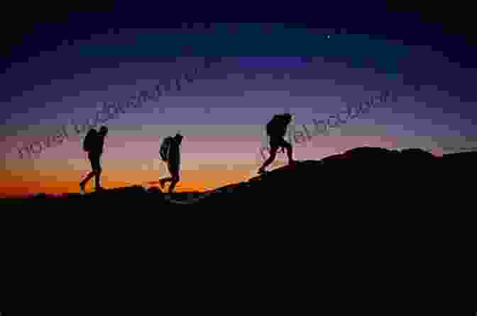 A Breathtaking Sunset Over A Rugged Mountain Landscape, With Hikers Silhouetted Against The Vibrant Sky. I Don T Care If We Never Get Back: 30 Games In 30 Days On The Best Worst Baseball Road Trip Ever