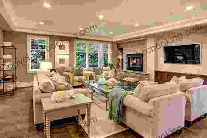 A Cozy And Inviting Living Room Furnished With A Plush Sofa, A Coffee Table With Storage, And A Stylish Armchair. HOUSEHOLD GOODS LEARNING BOOK: Housewares And Appliances Learning Preschool Kindergarten For Girls And Boys Birthday Gift The Best Gift On Christmas And Special Days (children S Books)