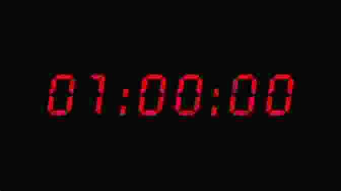 A Digital Countdown Clock Ticking Down, Symbolizing The Urgency Of The Mission Dance With The Enemy (The Enemy Trilogy)