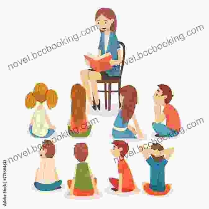 A Group Of Children Sitting On A Rug, Listening To A Woman Reading A Book. Chicken Little: The Real And Totally True Tale (The Real Chicken Little)