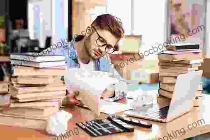 A Person Sitting At A Desk, Surrounded By Books And Papers, Working On The Alchemy Of Revision In Memoir Writing Traces: A Memoir (Composition 5)