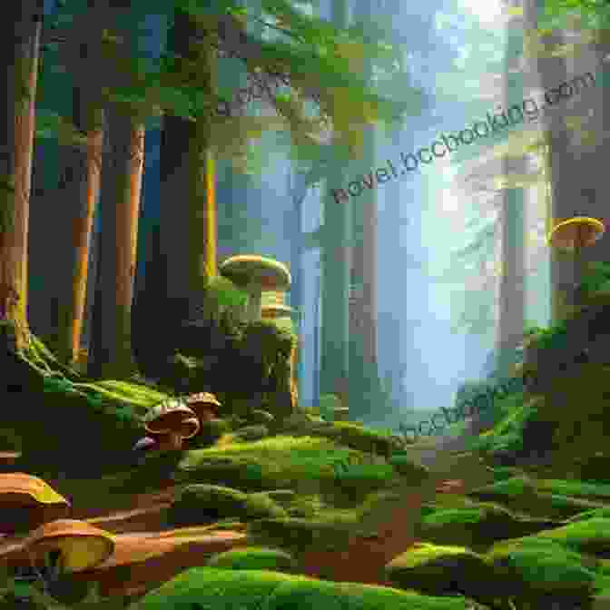 A Stunning Landscape Of Feyland, With Towering Trees And Glowing Mushrooms Unicorn Magic: A Feyland Scottish Gamelit Tale (The Celtic Fey 1)
