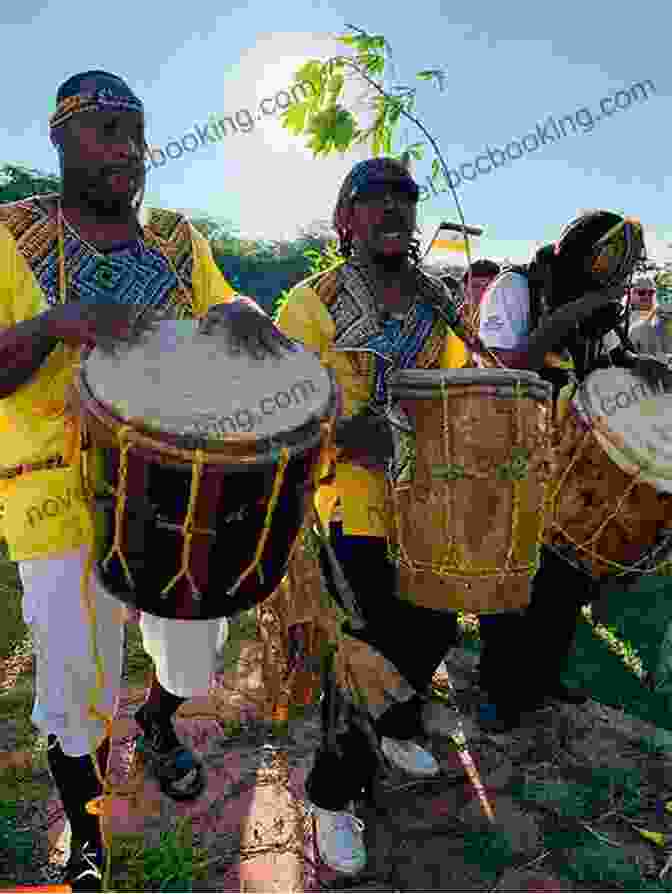 A Vibrant Image Of Locals Playing Traditional Garifuna Drums In Belize. The Rough Guide To Belize (Travel Guide EBook)