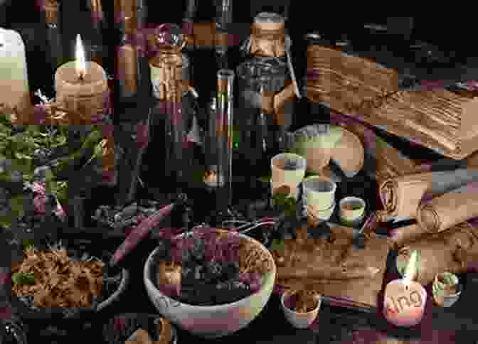Alluring Image Of Herbs And Crystals Used In Witchcraft A Witch S Brew: Conquest Of The Veil III