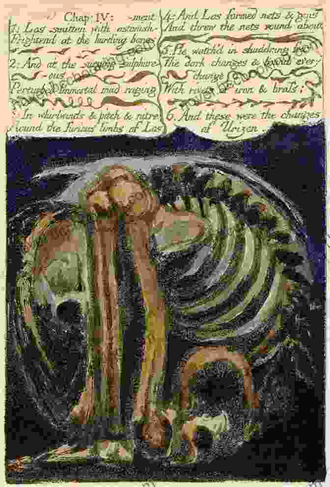 An Illustration From 'The Book Of Urizen' Depicting The Eternal Struggle Between Creation And Destruction The Of Urizen (Illuminated With The Original Illustrations Of William Blake)