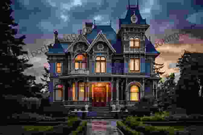 An Imposing Victorian Mansion, The Phantomhive Manor, Shrouded In Twilight. Black Butler #181 Yana Toboso