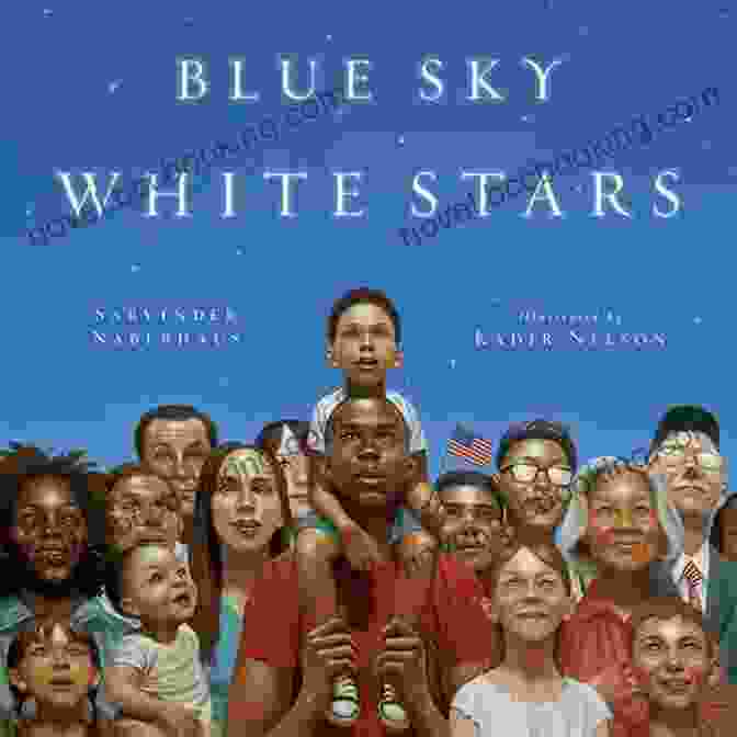 Blue Sky White Stars Book Cover Blue Sky White Stars Sarvinder Naberhaus