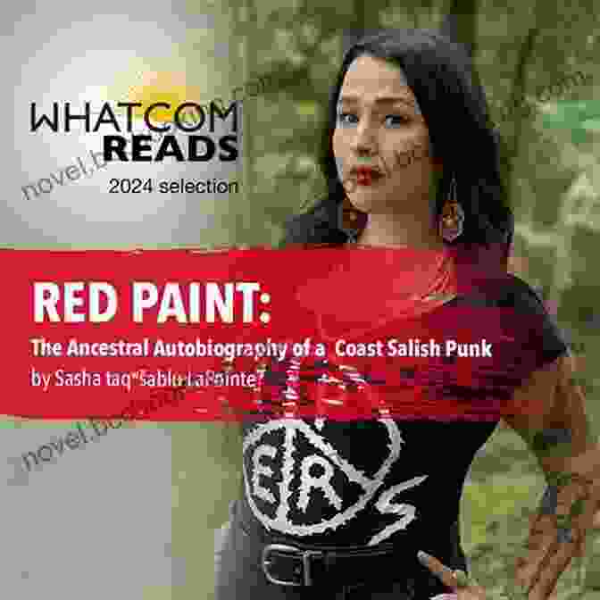Book Cover Of 'The Ancestral Autobiography Of Coast Salish Punk' Red Paint: The Ancestral Autobiography Of A Coast Salish Punk