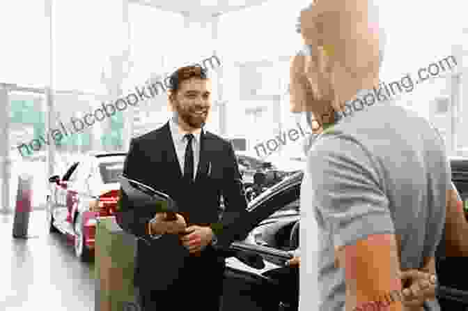 Car Salesman Showcasing A Vehicle's Features To A Customer 9 To 9 The Life Of A Car Salesman