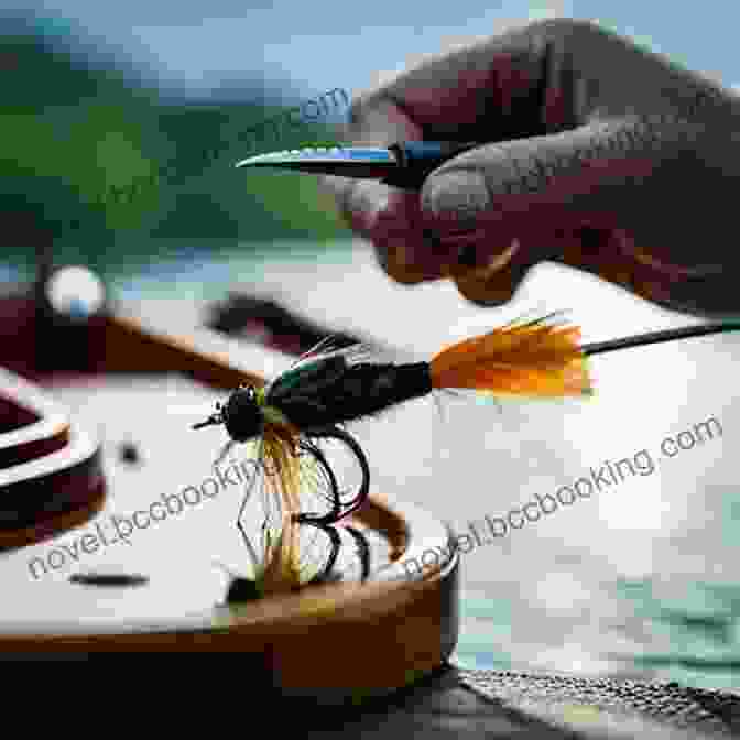 Close Up Of A Fly Tyer's Hands Meticulously Crafting A Fly Go Fish All About Fly Fishing