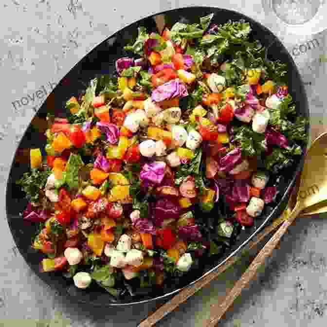 Image Of A Colorful And Healthy Salad Recipe For Clean Eating Clean Eating Recipes For Fat Loss: Healthy Food Recipes For Getting Lean Losing Weight Getting Toned And Building Muscle