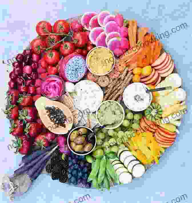 Image Of A Vibrant Plate Of Fresh Fruits And Vegetables Fitness And Finance: How To Manage Your Health And Wealth