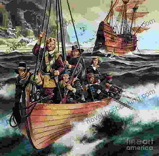 Pilgrims On The Mayflower, Facing Stormy Seas The Glory And The Dream