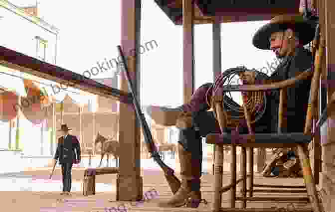 Robert Parker's Virgil Cole Book Cover, Depicting A Determined Cowboy Holding A Rifle Robert B Parker S Ironhorse (Virgil Cole Everett Hitch 5)