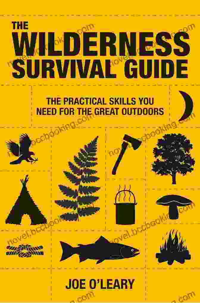 The 22 Basics Of Wilderness Survival Book Cover Featuring A Rugged Wilderness Landscape And Survival Gear How To Survive In The Wilderness: The 22 Basics Of Wilderness Survival