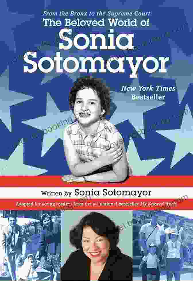 The Beloved World Of Sonia Sotomayor Book Cover Shows The Author In A Flowing Red Dress, Standing In Front Of A Bookcase Filled With Books And Awards. The Beloved World Of Sonia Sotomayor