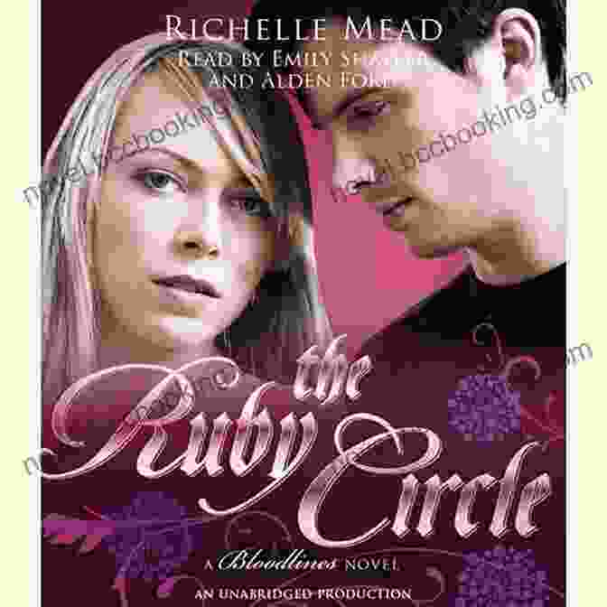 The Ruby Circle Book Cover Depicting Lyra Surrounded By Glowing Rubies The Ruby Circle: A Bloodlines Novel