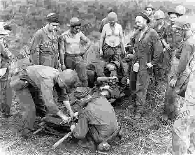 U.S. Marines Celebrate Their Hard Fought Victory On Guadalcanal, A Testament To Their Courage And Resilience Guadalcanal Diary Richard Tregaskis