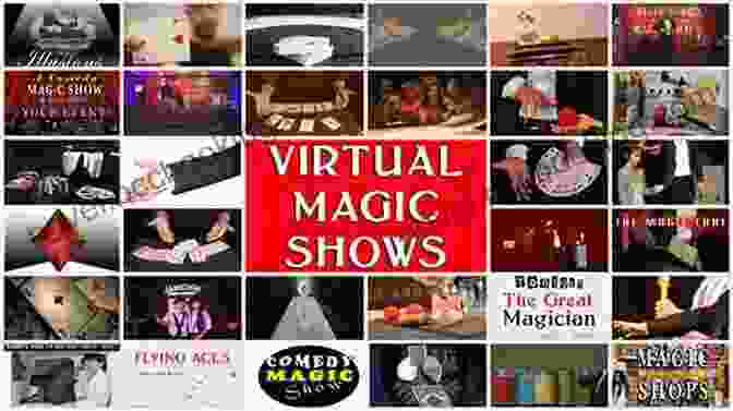 Virtual Magic Show Audience Watching In Amazement Virtual Magic Show Set Up